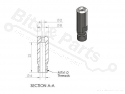 Heat block MK10 met heat break en nozzle 0,4mm